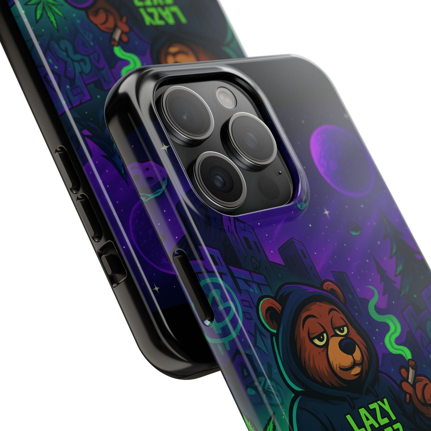 Lazy Eyez Bear Phone Case -