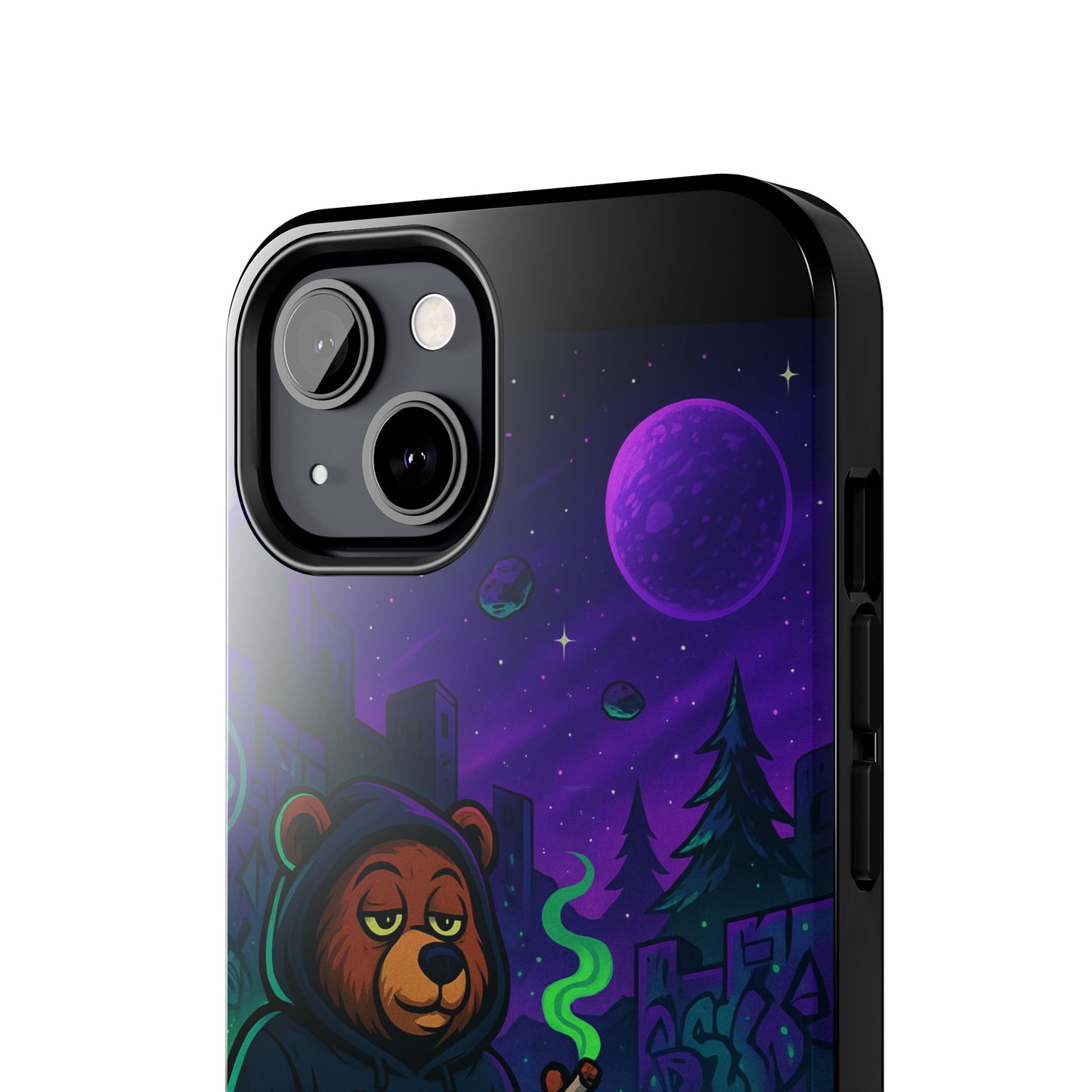 Lazy Eyez Bear Phone Case -
