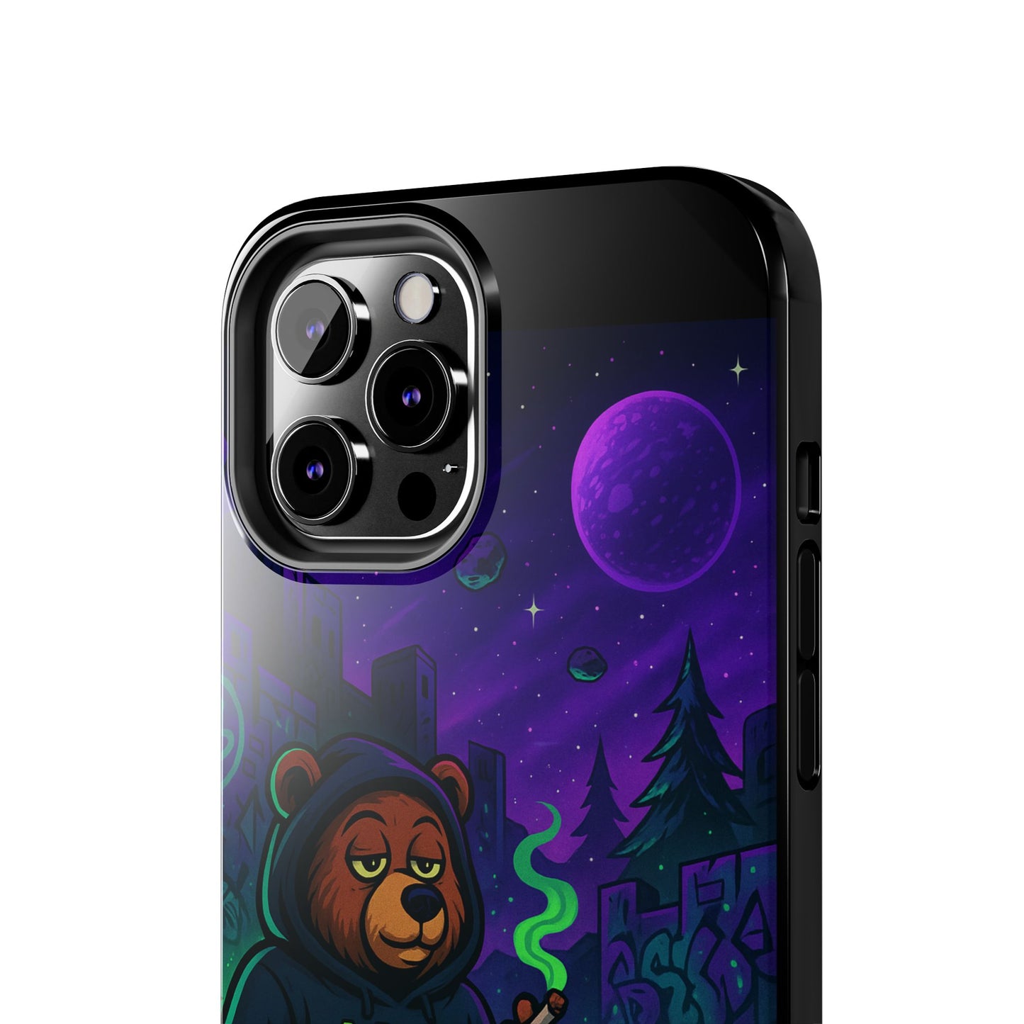 Lazy Eyez Bear Phone Case -