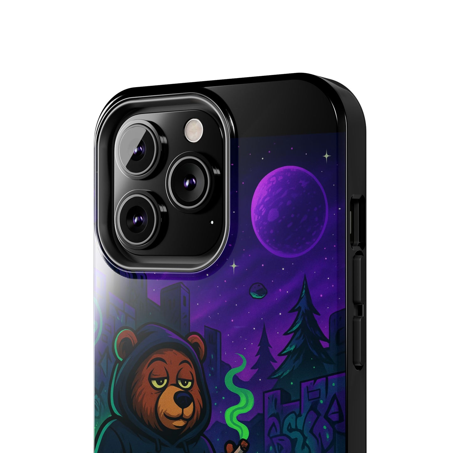 Lazy Eyez Bear Phone Case -
