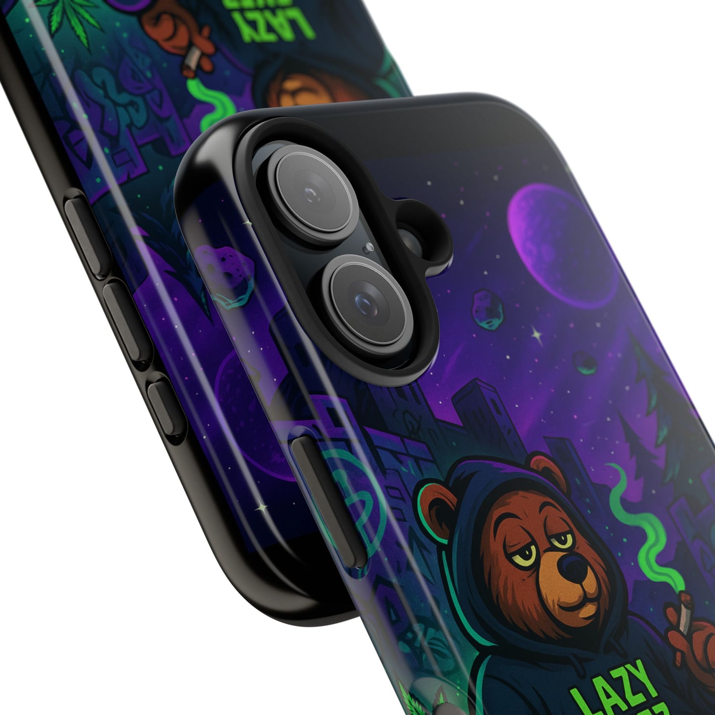 Lazy Eyez Bear Phone Case -