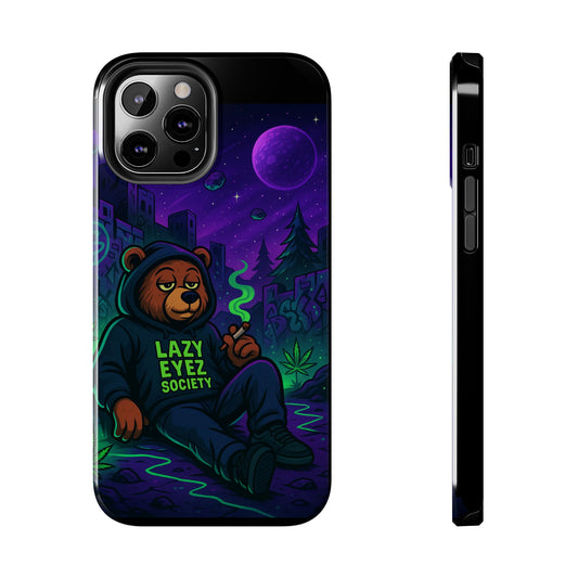 Lazy Eyez Bear Phone Case -